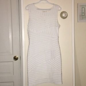 White Calvin Klein Size 10 Bandage Dress